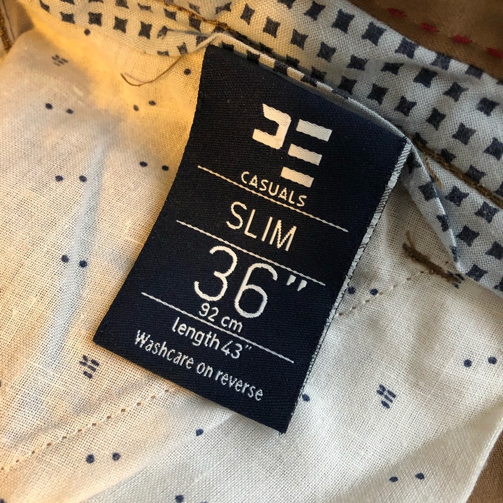 Men’s Khakis size 36 waist slim fit pants - Picture 6 of 7